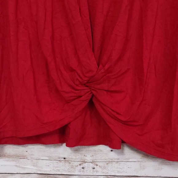 Style & Co Twist Front Long sleeve Top XL - Picture 5 of 7